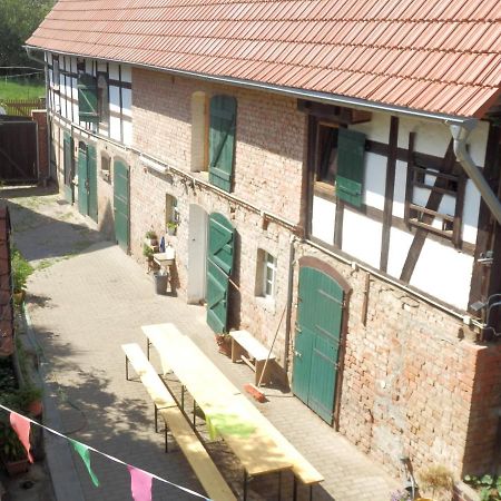 Ferienhof Gruene Kuh Elsteraue Esterno foto